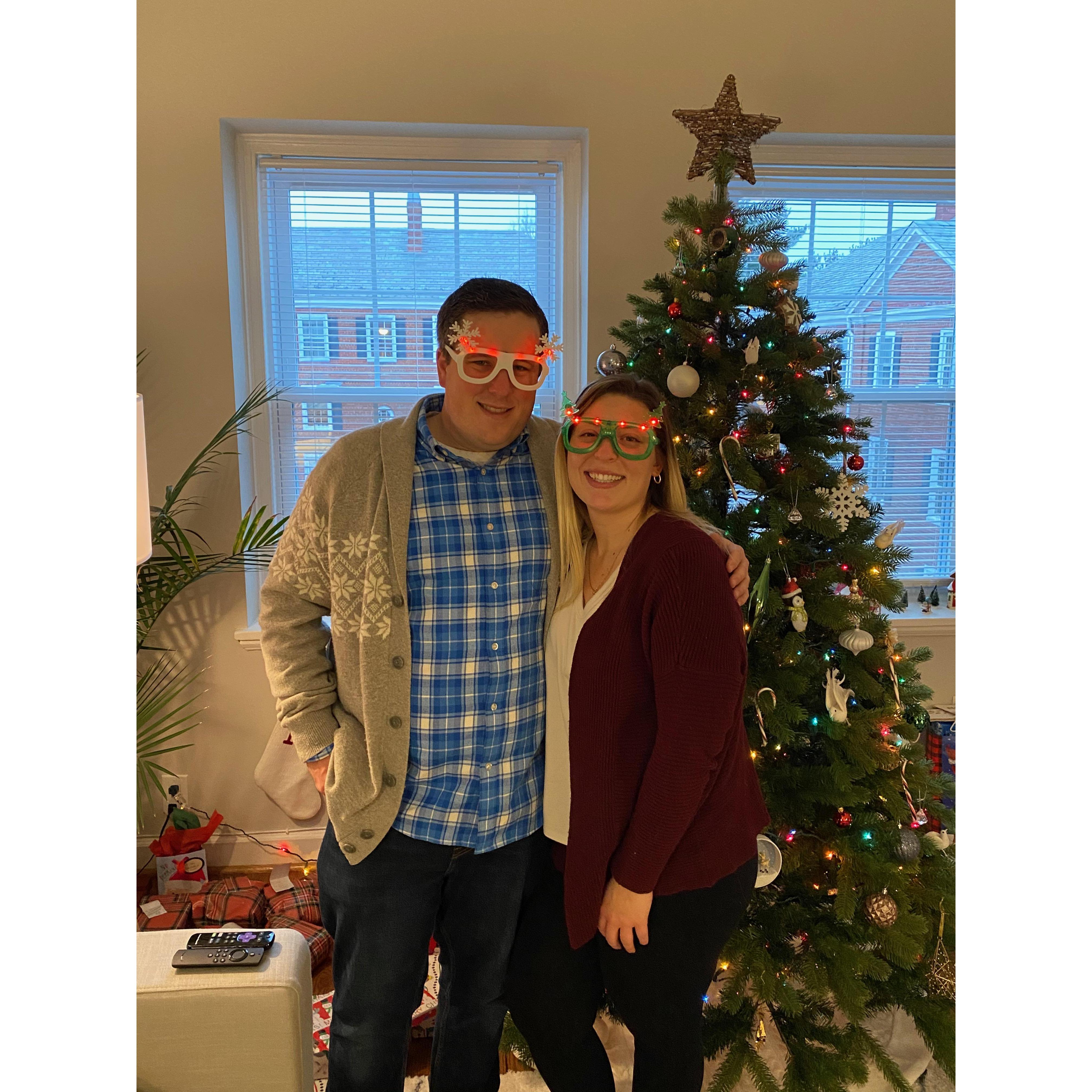 The holidays were spent sharing with each other our respective family's traditions, mostly eating.
Oh and Cheston watched White Christmas in it's entirety...twice during the holiday season.