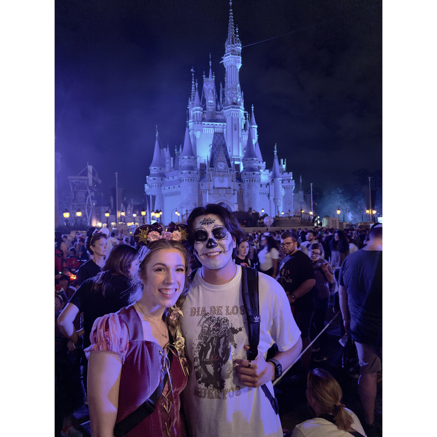 Mickeys not so scary Halloween party meets Rapunzel and Coco's Miguel