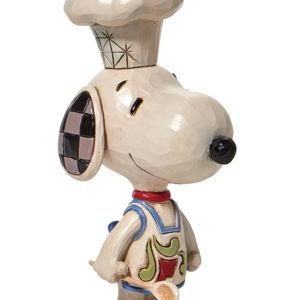 Enesco Jim Shore Peanuts Chef Snoopy Miniature Figurine, 4 Inch, Multicolor