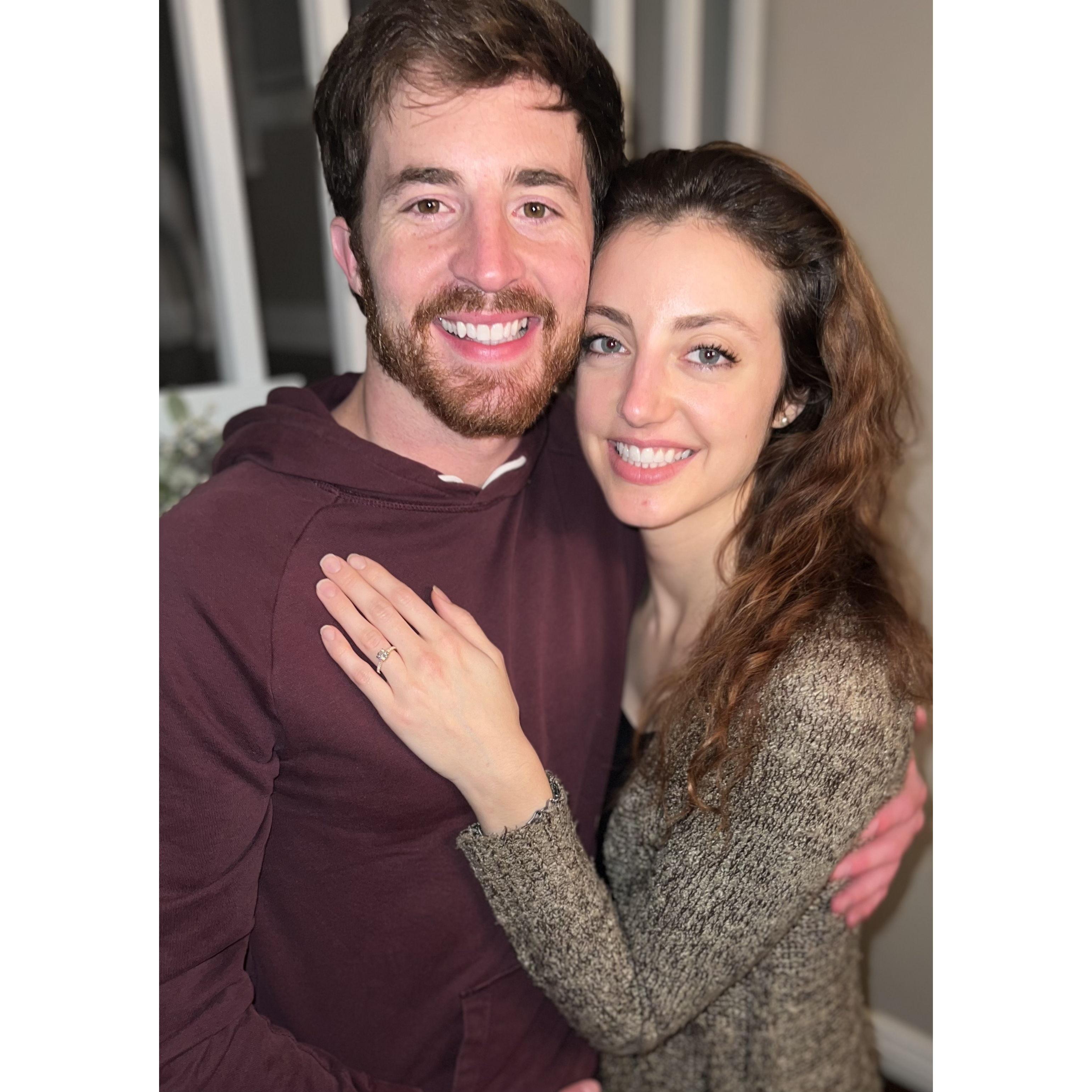 11/12/22 in Denver, right after we got engaged <3