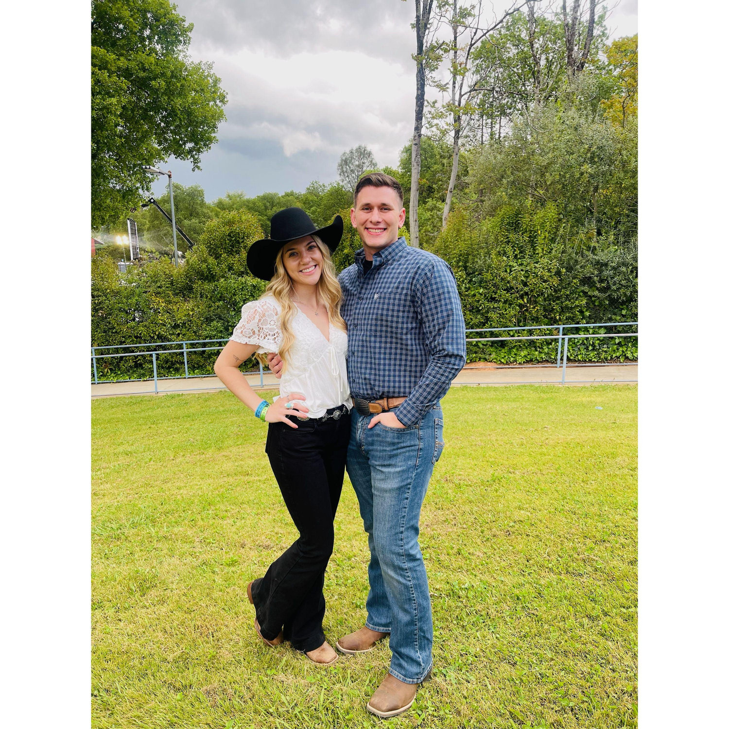 Our first date at the Auburn Pro Rodeo