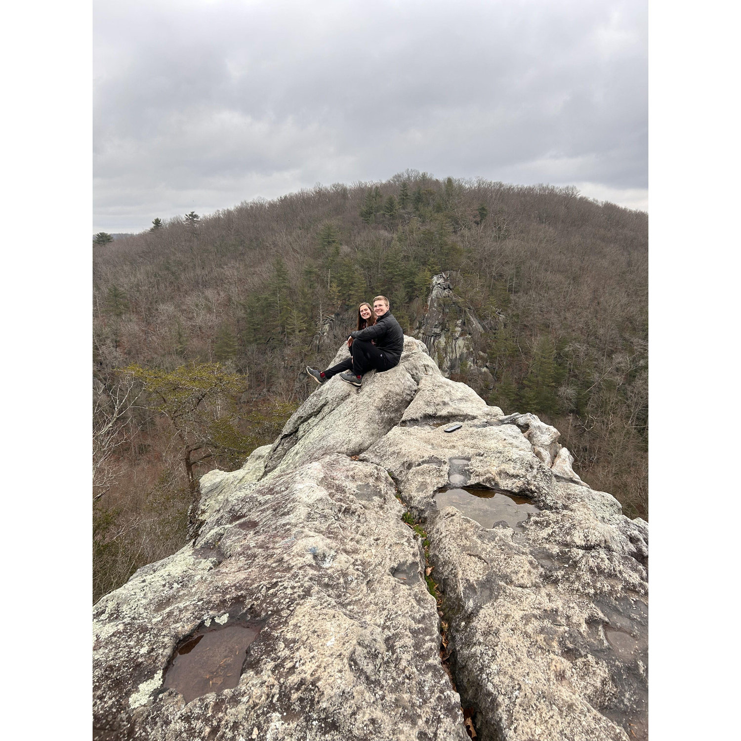 Visiting the King and Queen's seat over Christmas break