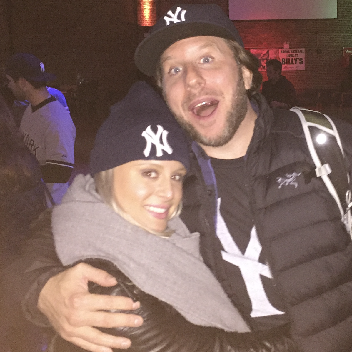 One of my first Yankees games with Jay, we went with his co-workers at Horizon and luckily matched.