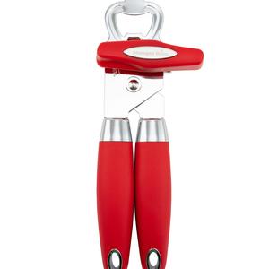 Manual Can Opener – Heavy Duty, Ergonomic Grip w/Magnet & Bottle Opener – Smooth Turning, Easy on the Hand – Versatile Kitchen Multi-Tool