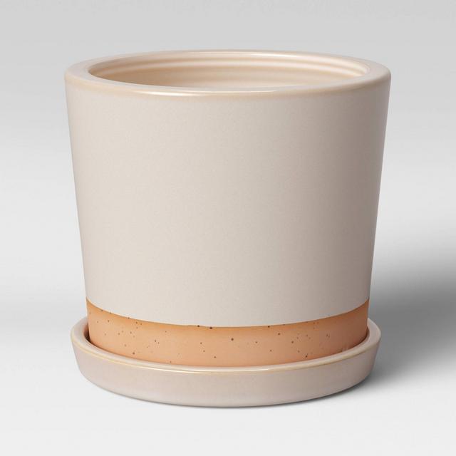 6" Earthenware Planter Cream - Smith & Hawken™