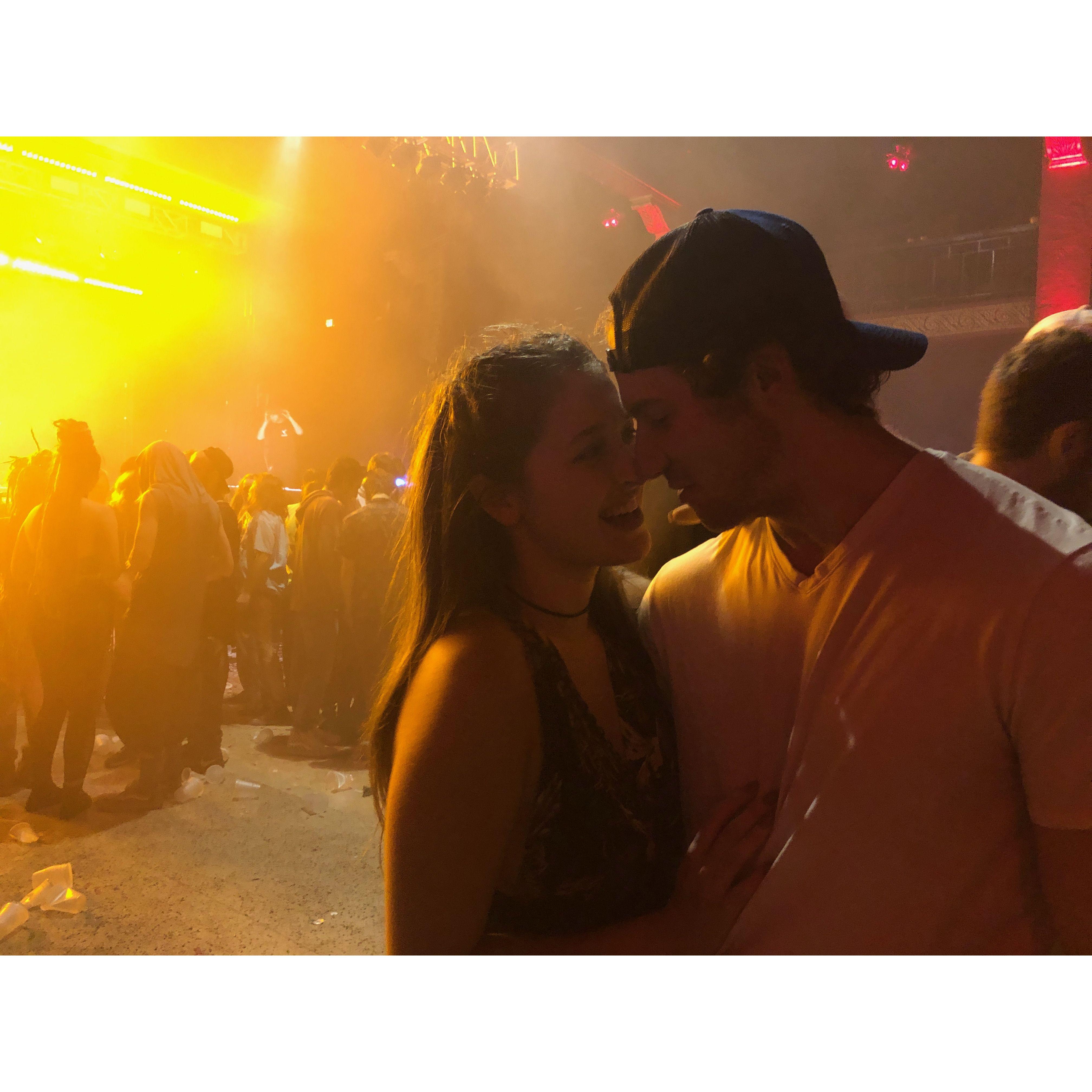 My favorite picture and night of all time, San Holo in Milwaukee December 2018