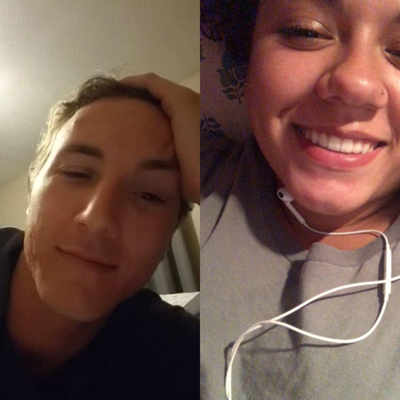 We did long distance for 3 years, took turns visiting each other. This was the first few months of long distance and I was abroad in Argentina. Lots of FaceTime calls. Lots of tears.