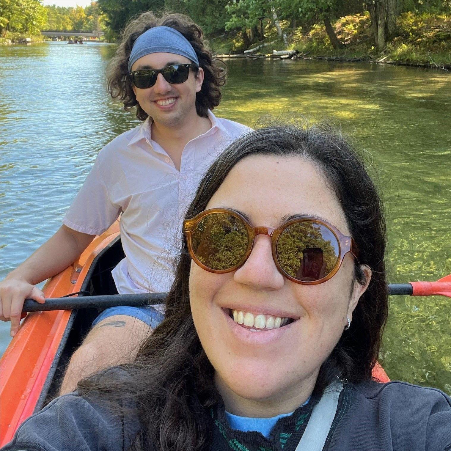 Kayaking in northern Michigan - October 2022