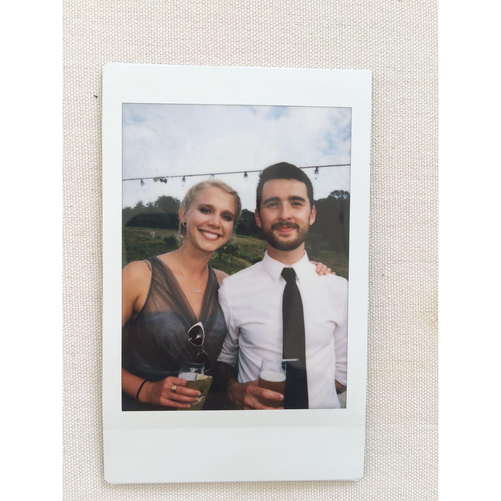 Looking spiffy at Julia and Brett's wedding, August 2015