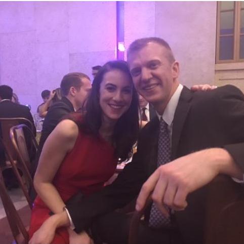 BCG holiday party where Meg stole the show with that red dress! #hawt