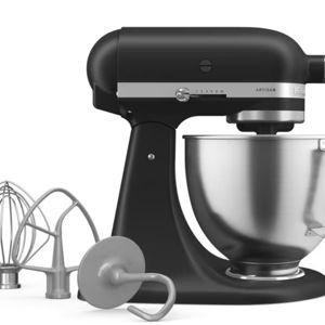 Artisan® Series 5 Quart Tilt-Head Stand Mixer with Premium Touchpoints - Black Matte | KitchenAid US