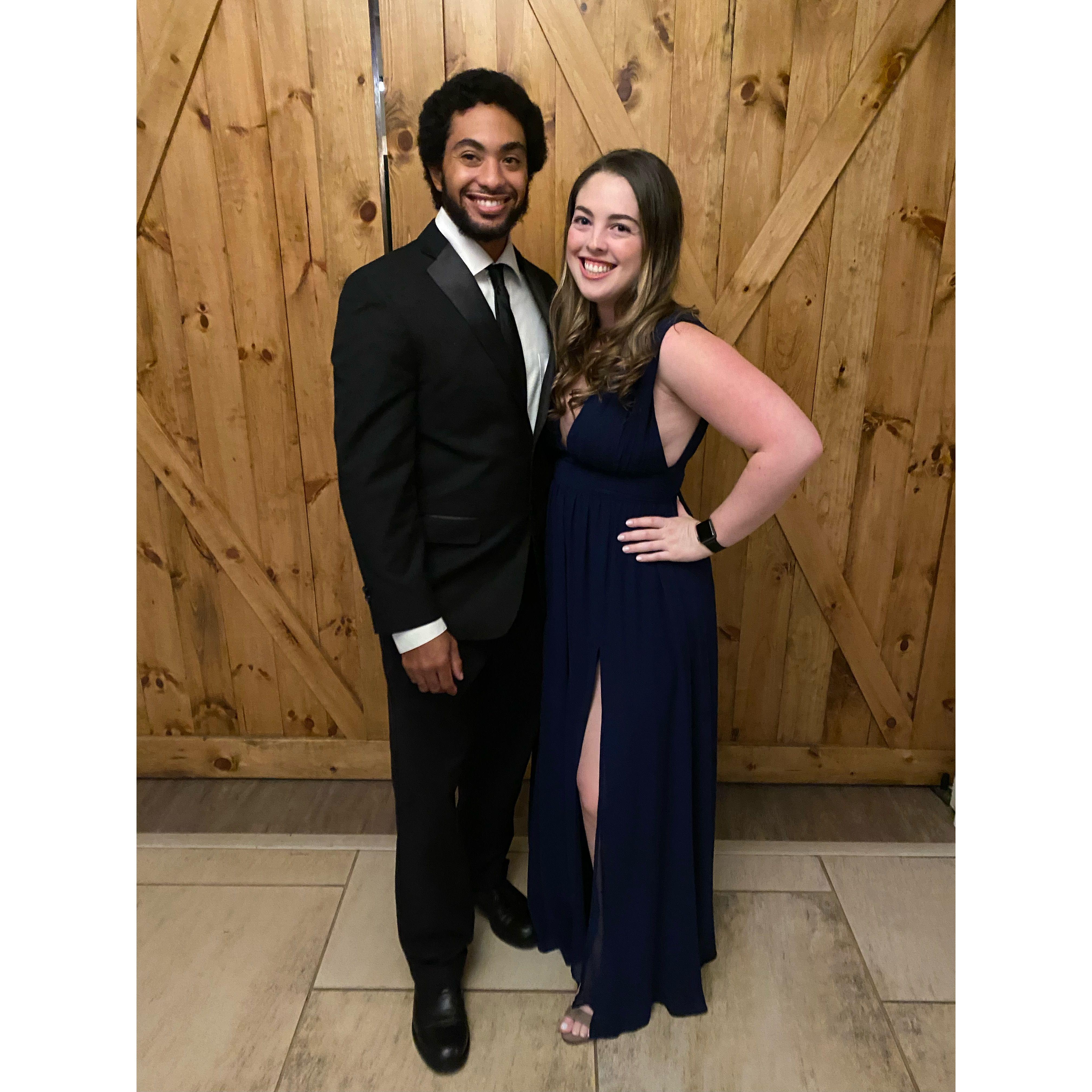 October 30, 2021: We attended our first wedding together back in New Jersey