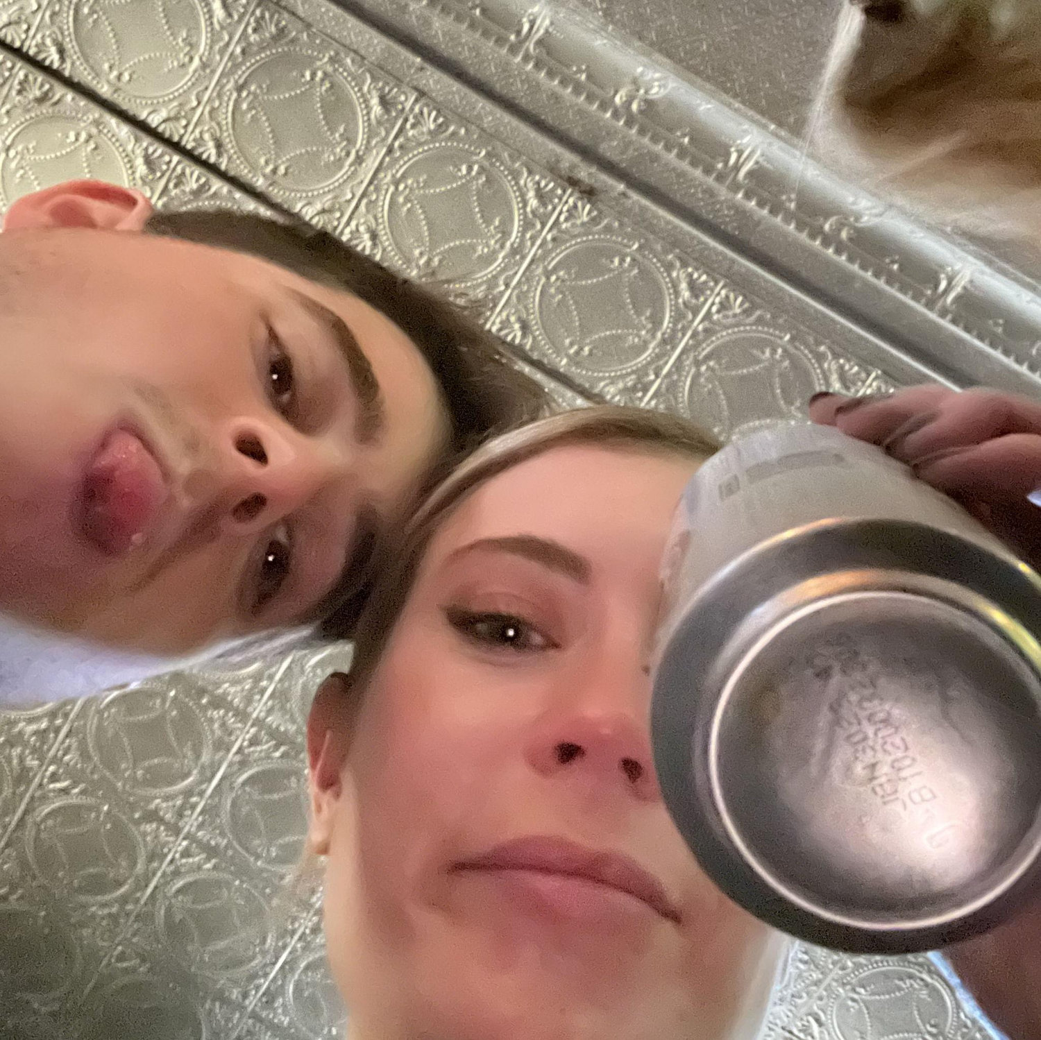 Our first photo together