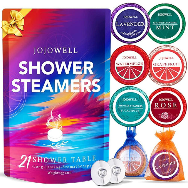 Shower Steamers Aromatherapy - 21Pcs Pure Essential Oil Shower Bombs Gifts for Women, Nasal Relief, Self Care, Birthday Gifts for Women, Gifts for Mom, Graduation Gifts for Her