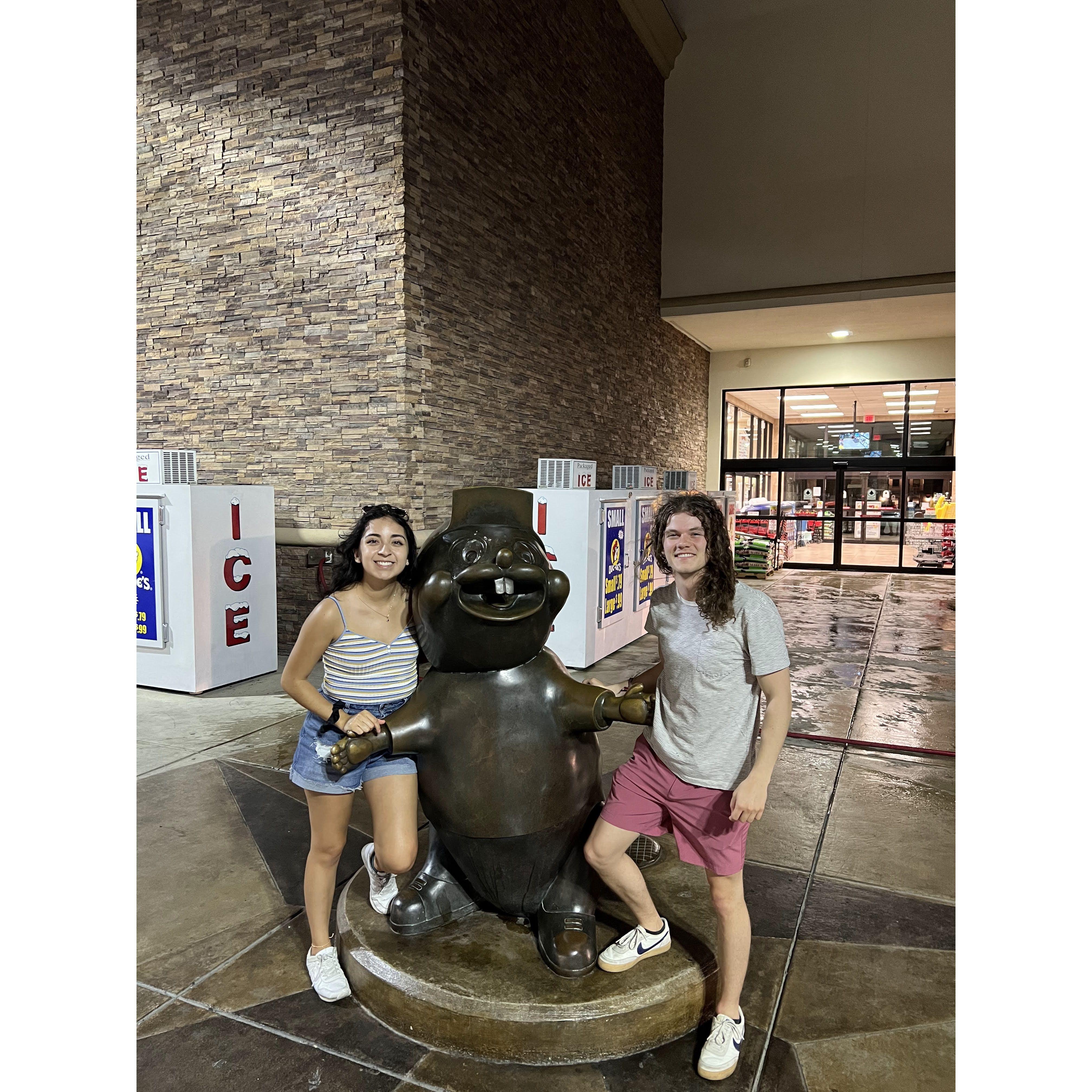 Alex's first stop at Buc-ee's