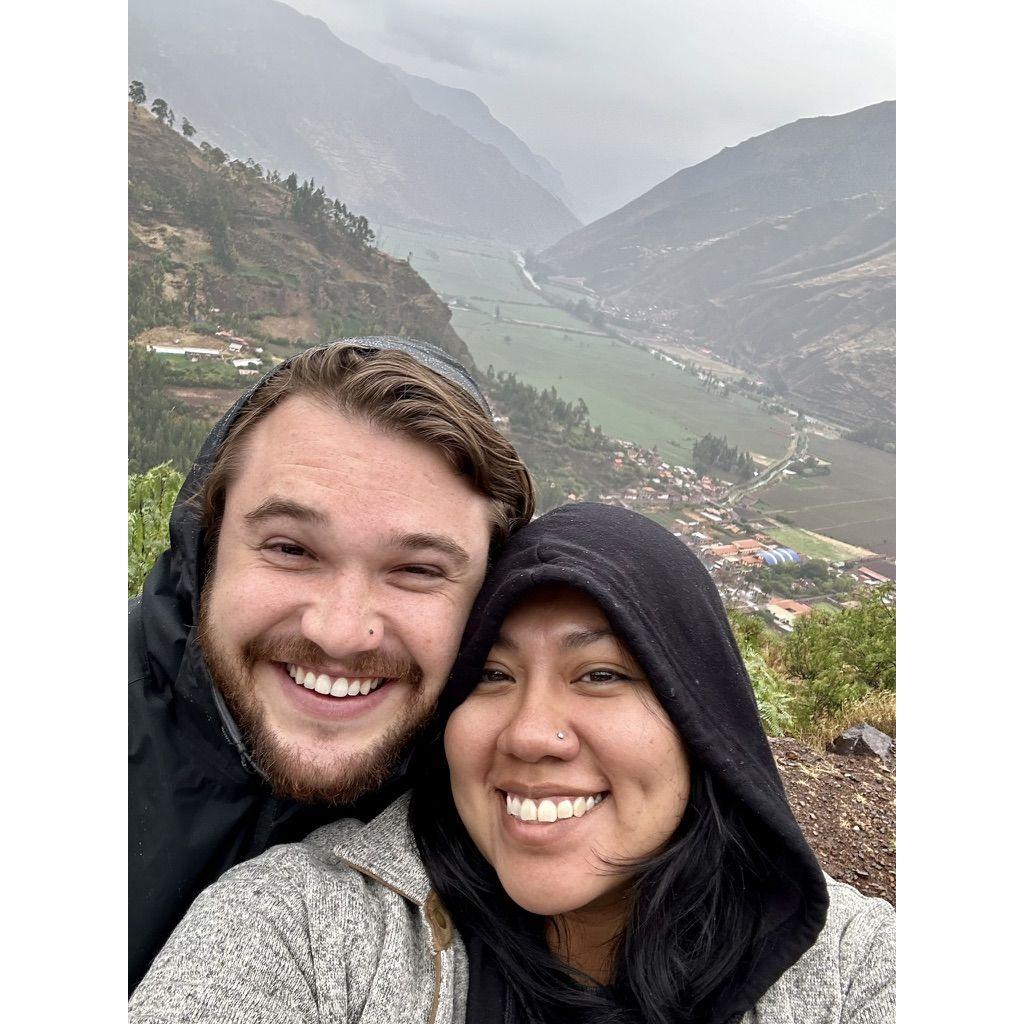 Rainy day in the sacred valley of Peru