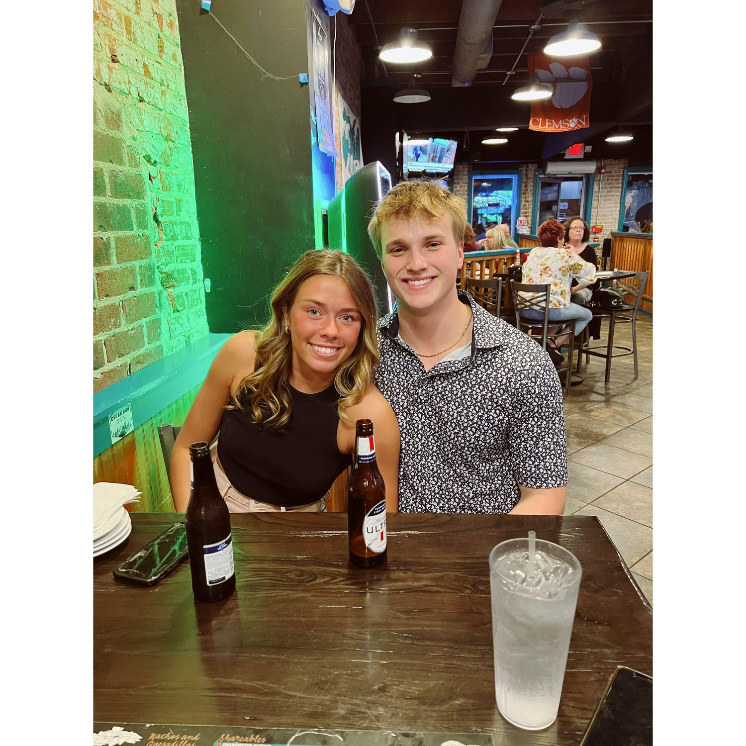 One of our first pictures together in 2022