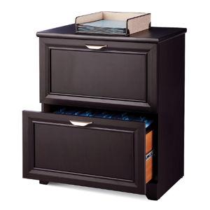 Realspace Magellan 23 12 W x 16 916 D Lateral 2 Drawer File Cabinet Espresso - Office Depot
