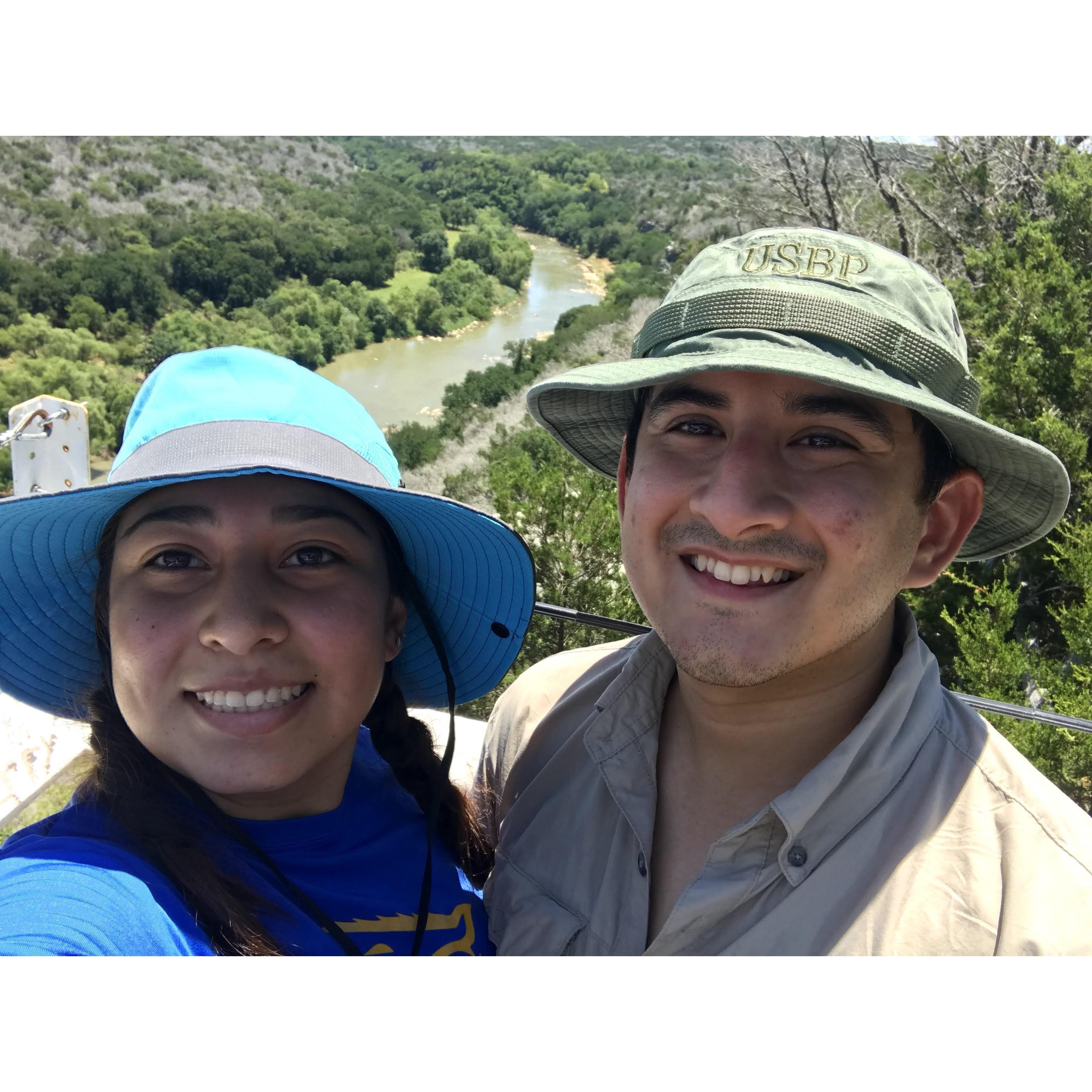 Camping trip to Colorado Bend State Park in 2020.