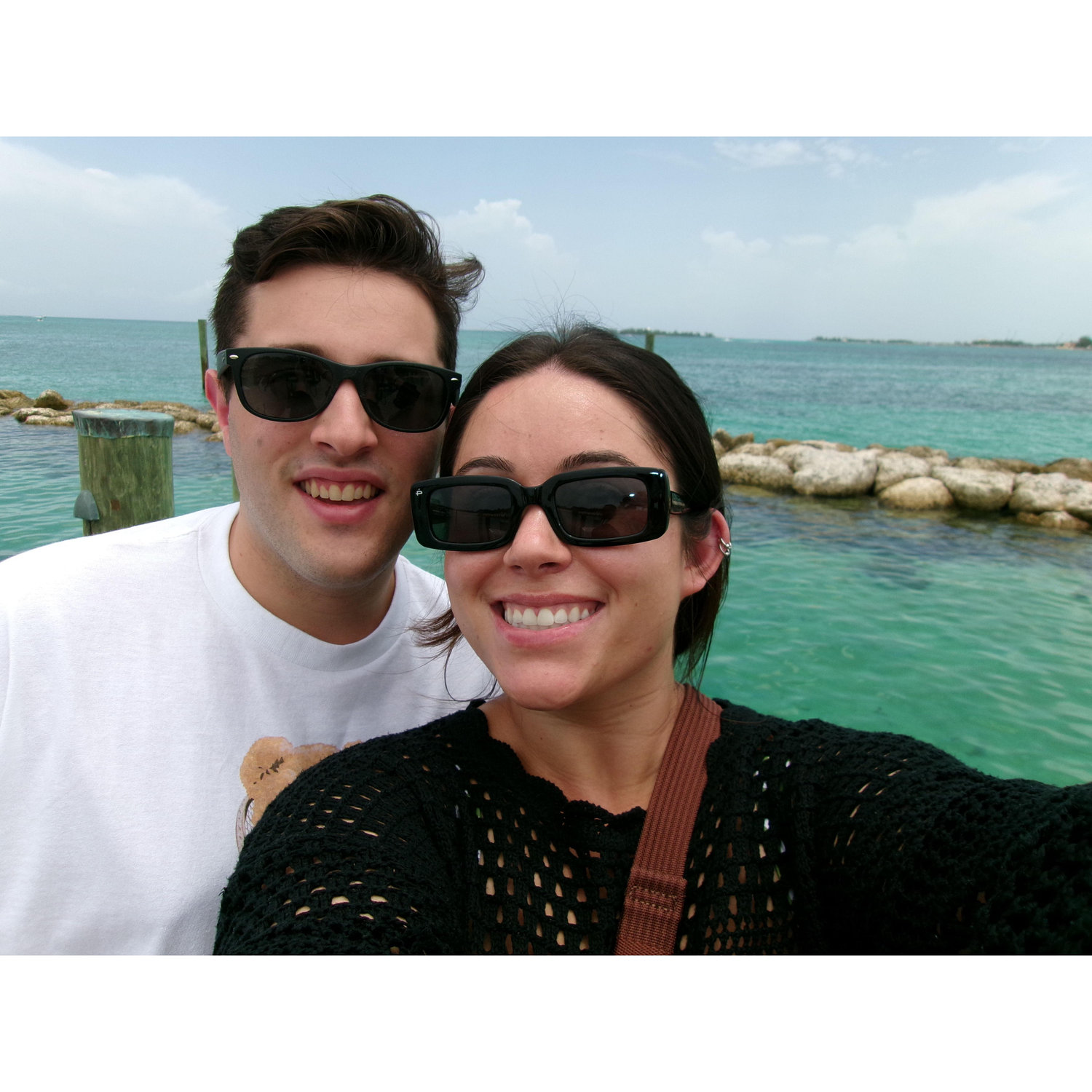 Bahamas Engagement Trip! (She didn't know it was their engagement trip in this photo!!) July, 2024