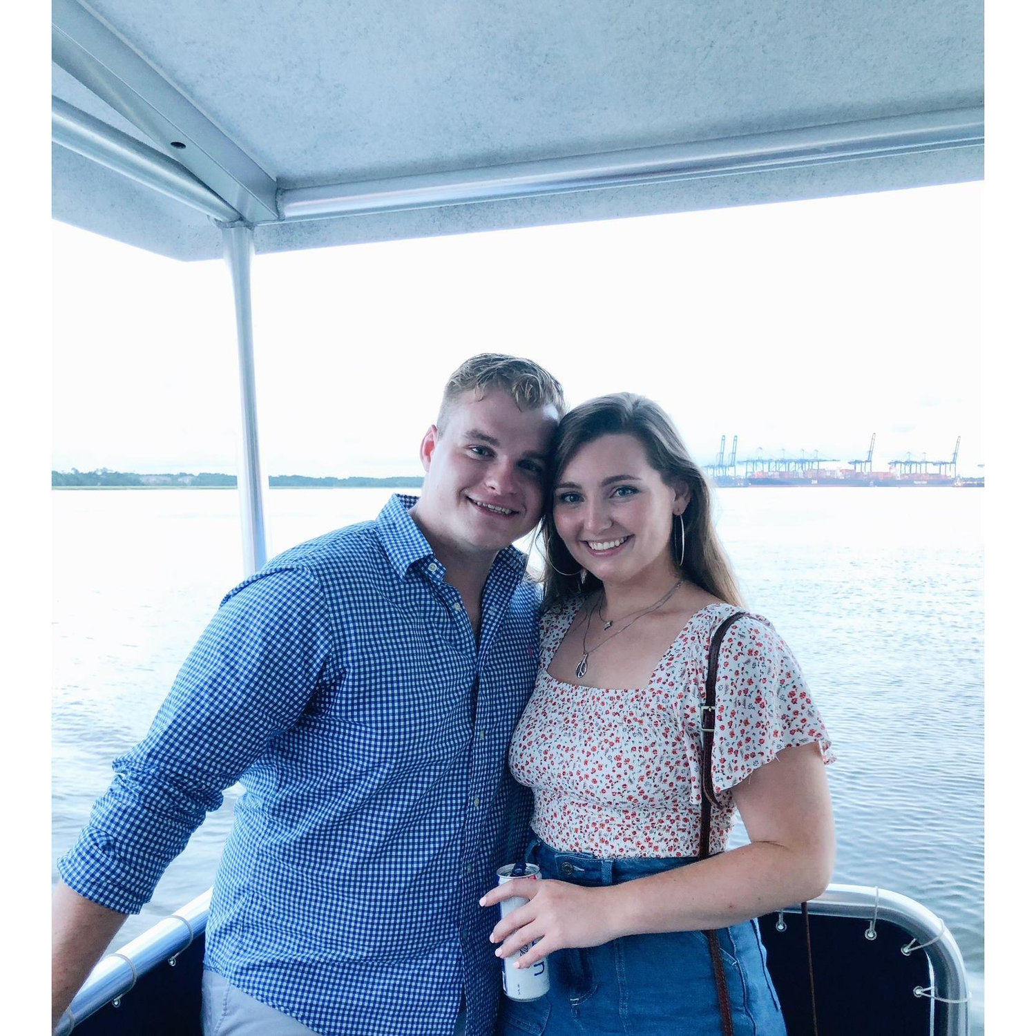 Our first picture together - we were babies!