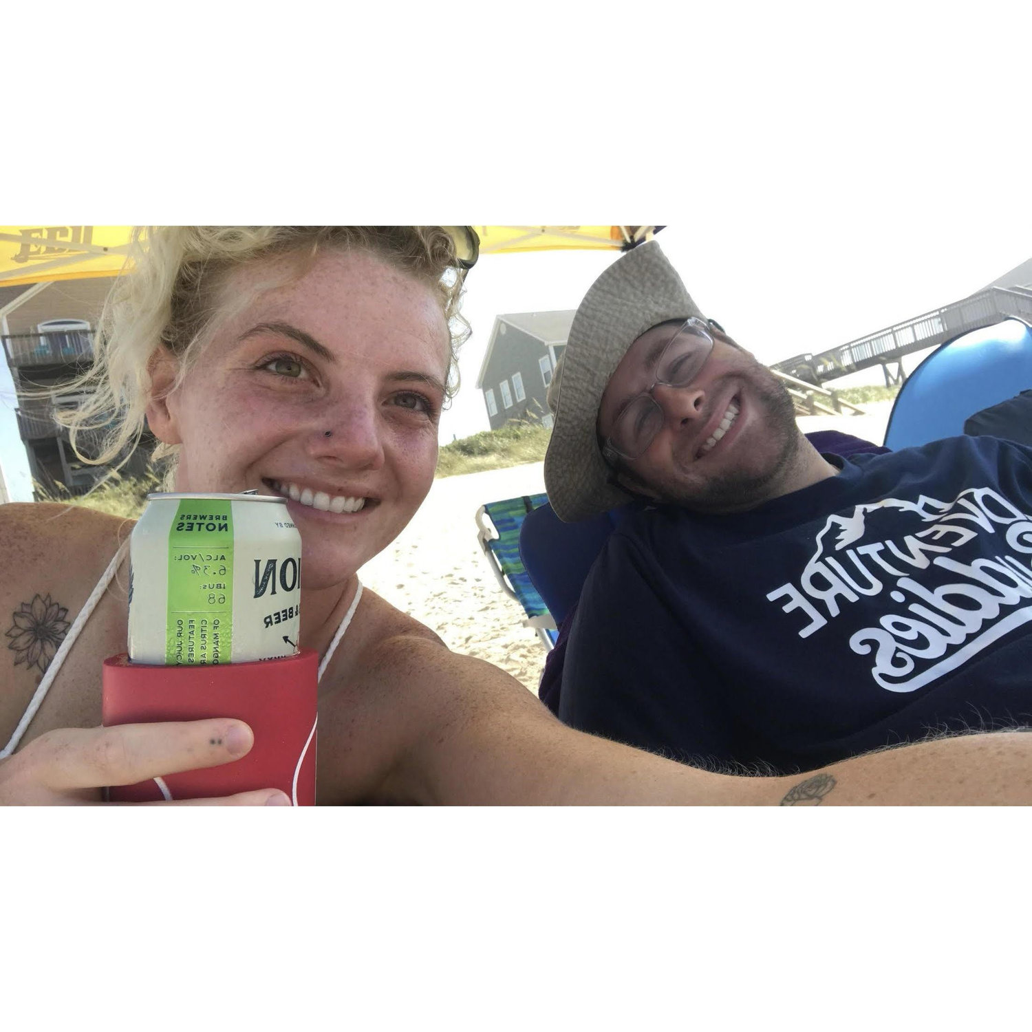 Enjoying one another’s company at Topsail.