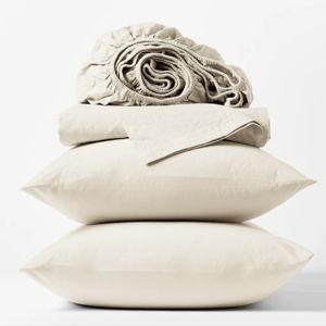 Organic Crinkled Percale™ Sheet Set - Undyed