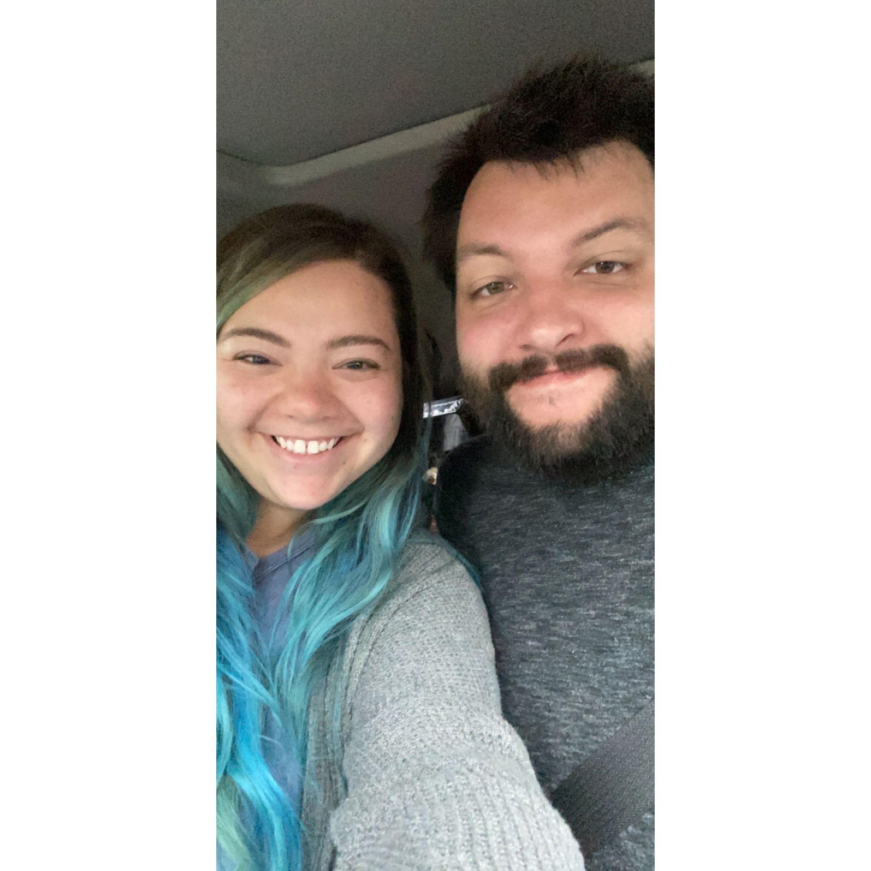 Going to sign the papers for our first house!