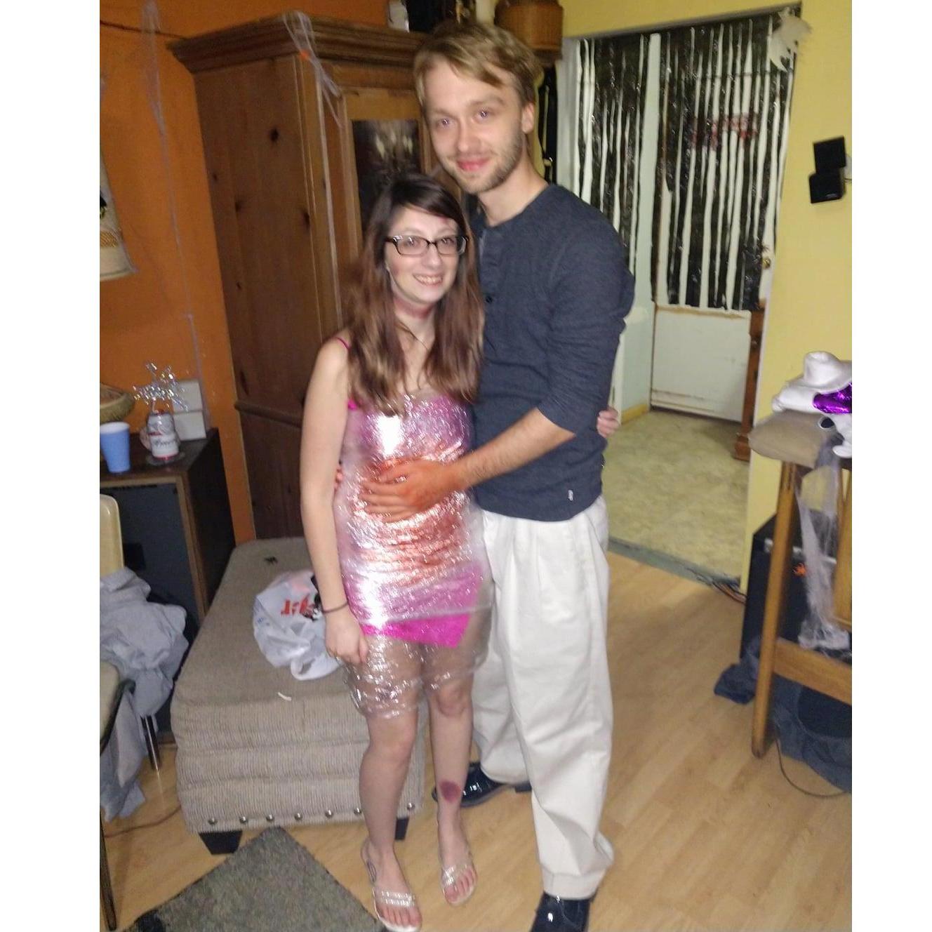 That Time Tristan Pretended To Kill Alissa For Halloween.
