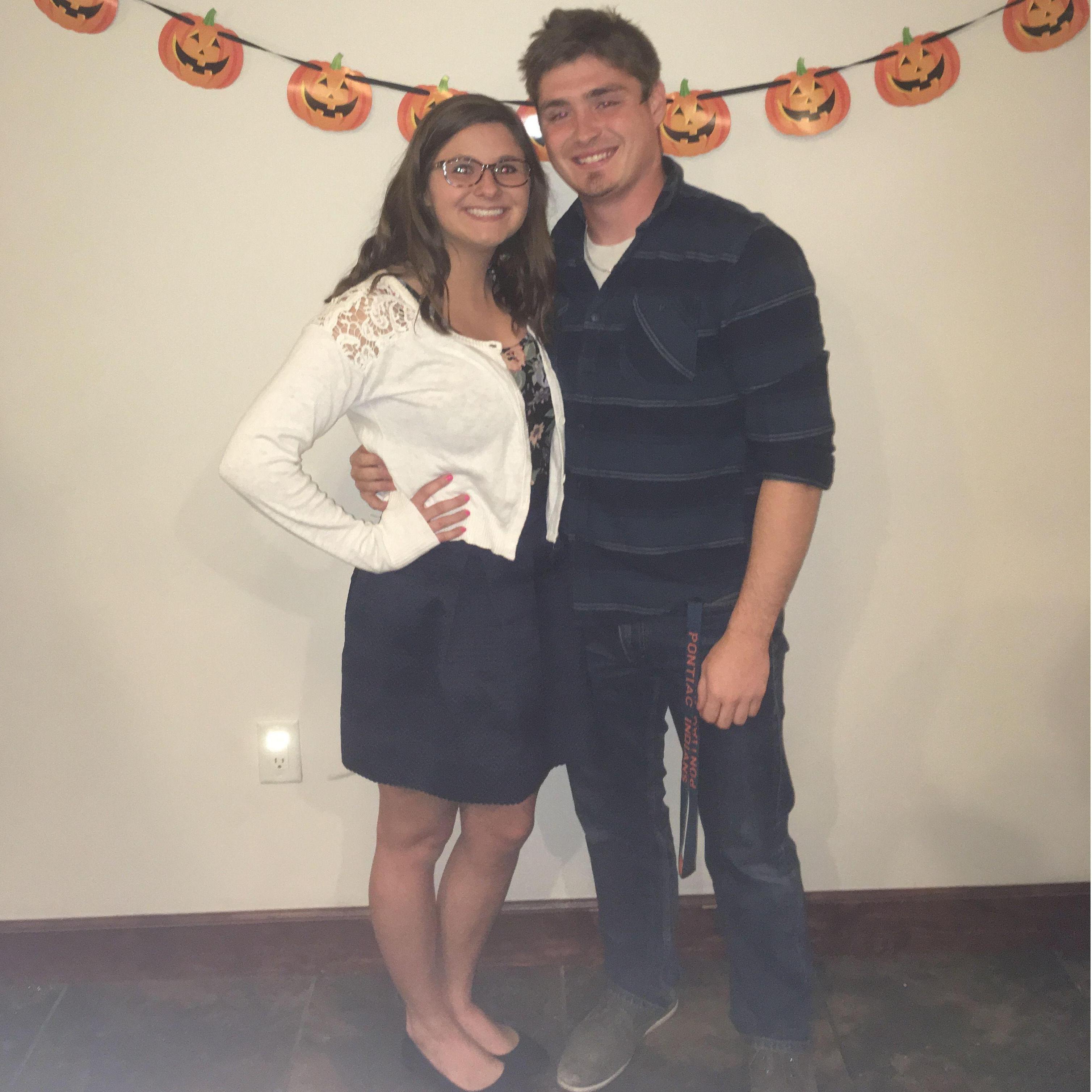 Halloween year 1: Nick & Jess from New Girl