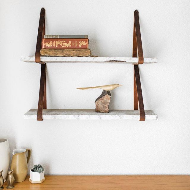 Reclaimed Wood Hanging Lake Shelves