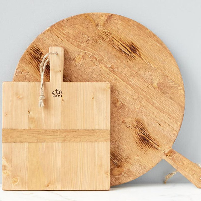 Square Pine Charcuterie Board, Small