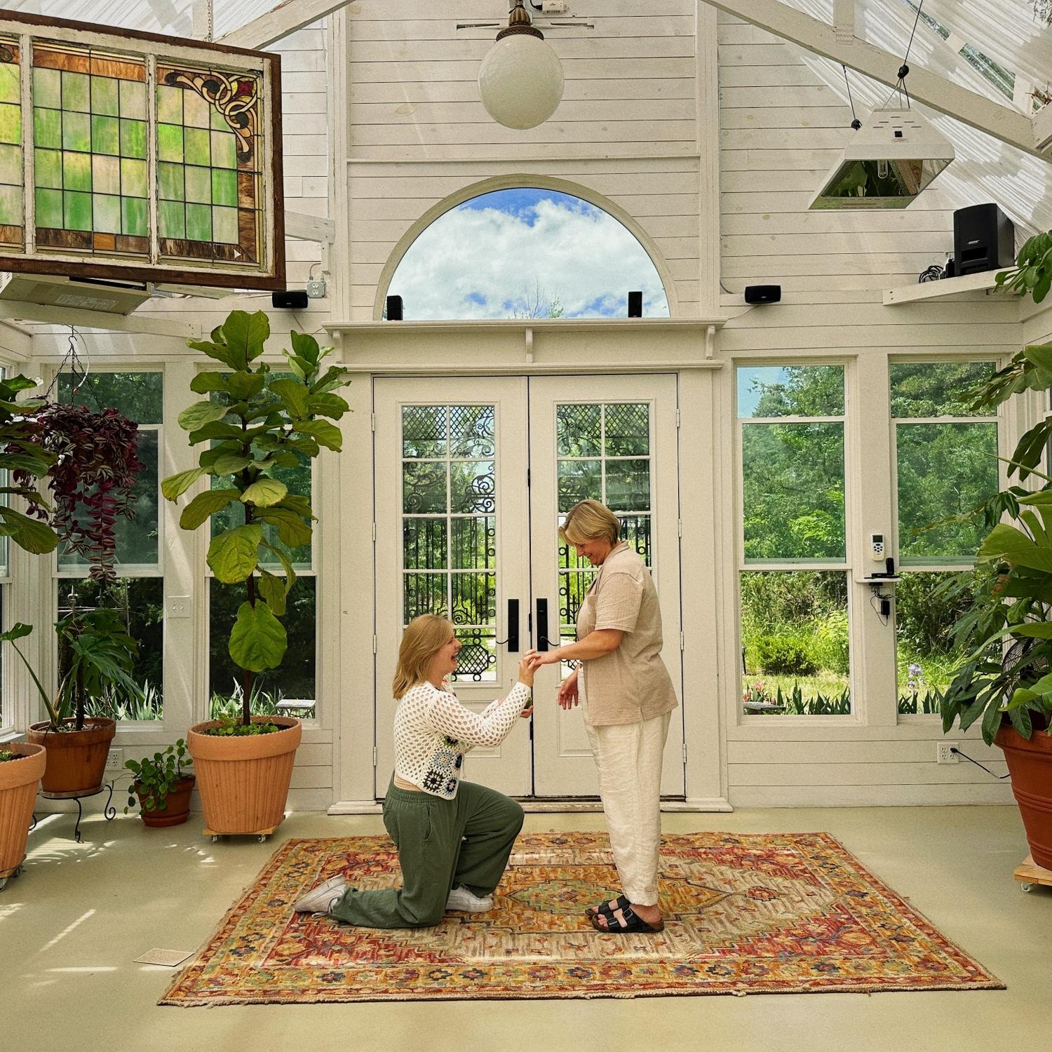 Our engagement getaway in Madison County, Iowa (2024)