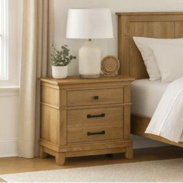Sunny 3 Drawer Nightstand Set Of 2