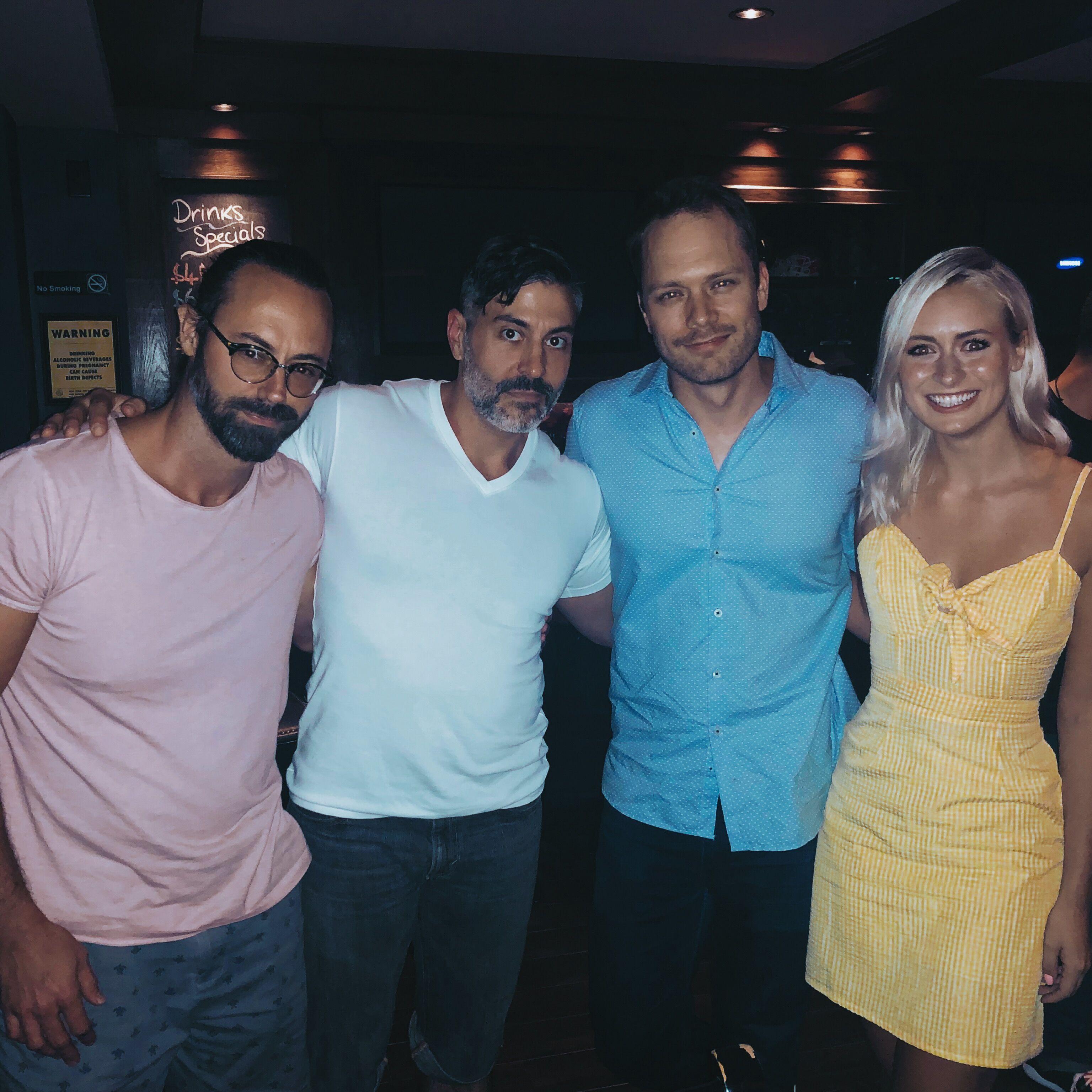 A photo from a New York Screening of our film "Head Shot" in August 2018. Head Shot is the fourth film we made together.