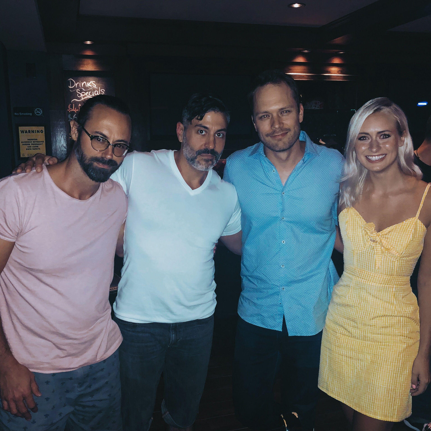 A photo from a New York Screening of our film "Head Shot" in August 2018. Head Shot is the fourth film we made together.