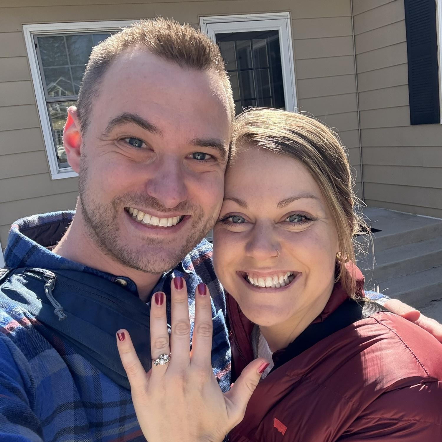 EEEEEEEK, we're engaged!!!