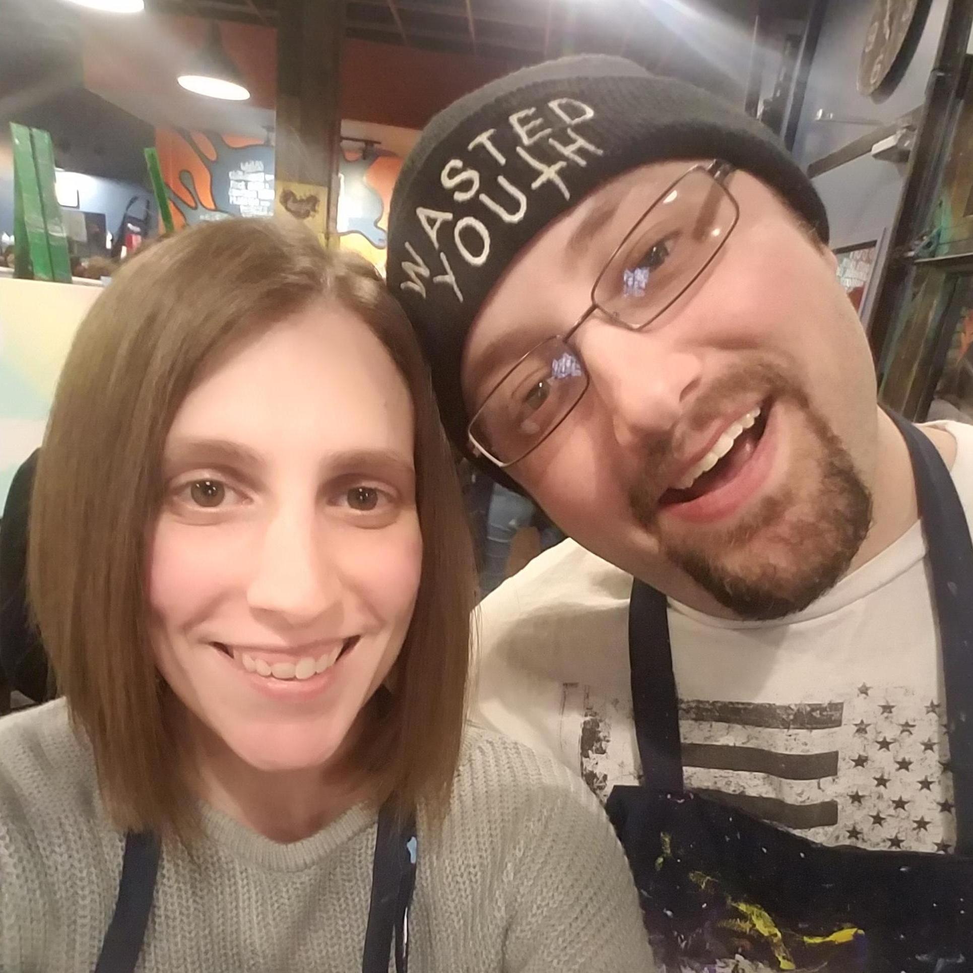 We have done paint night a few times now!