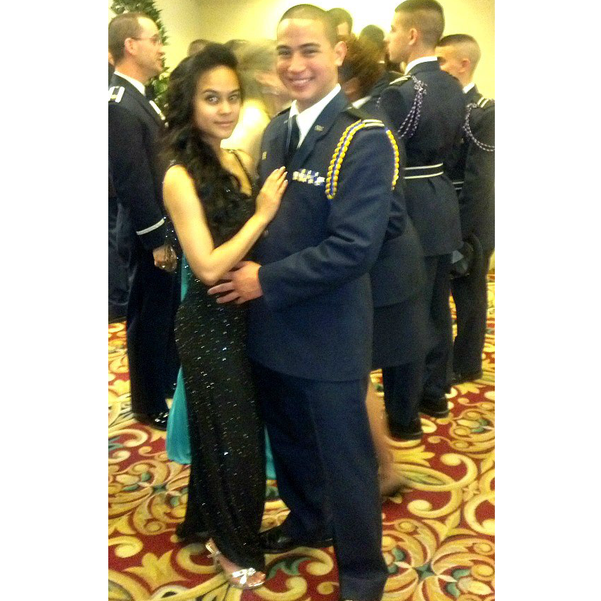 His 1st military ball