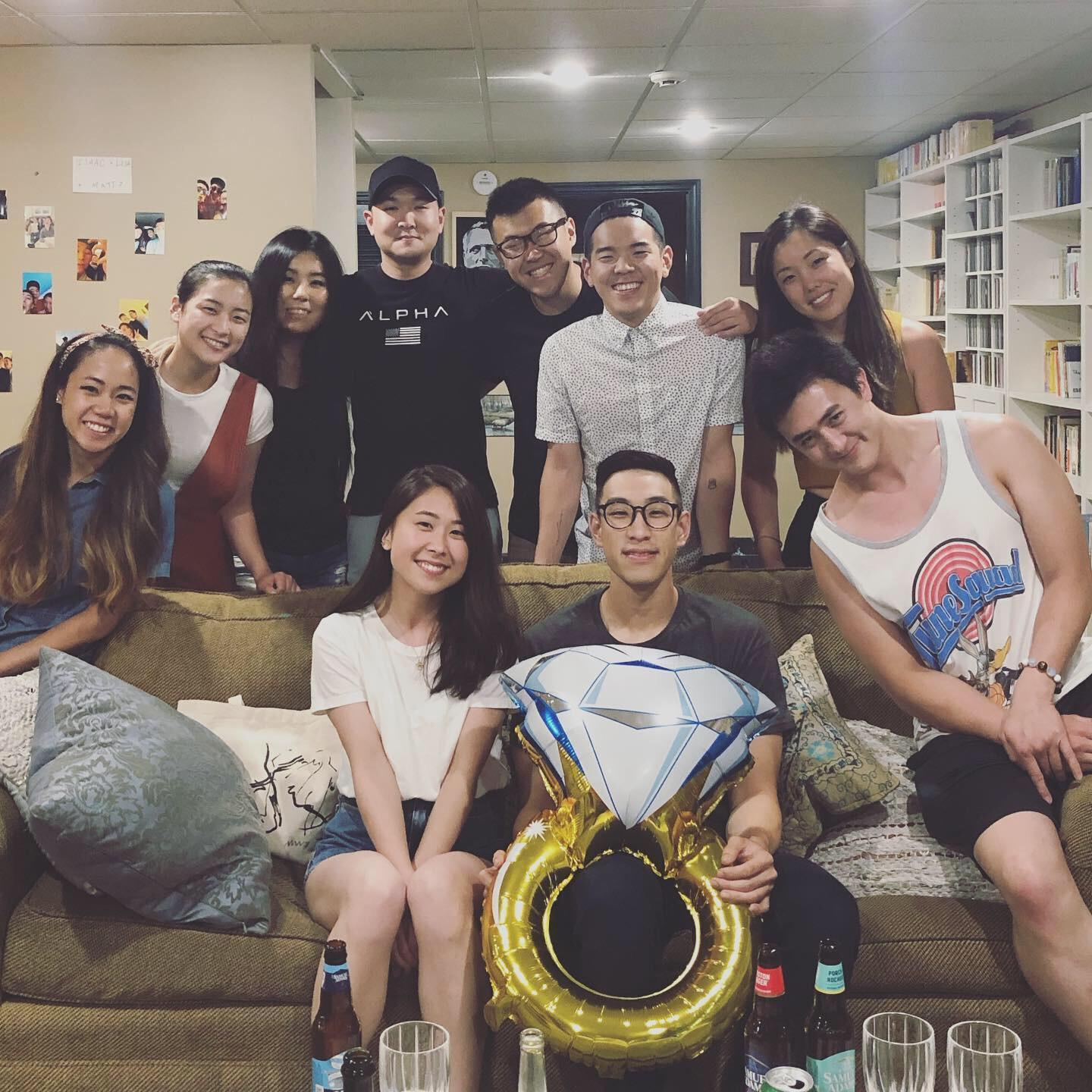 Engagement party with our dearest friends!