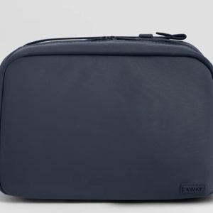 Hanging Toiletry Bag in Navy Blue