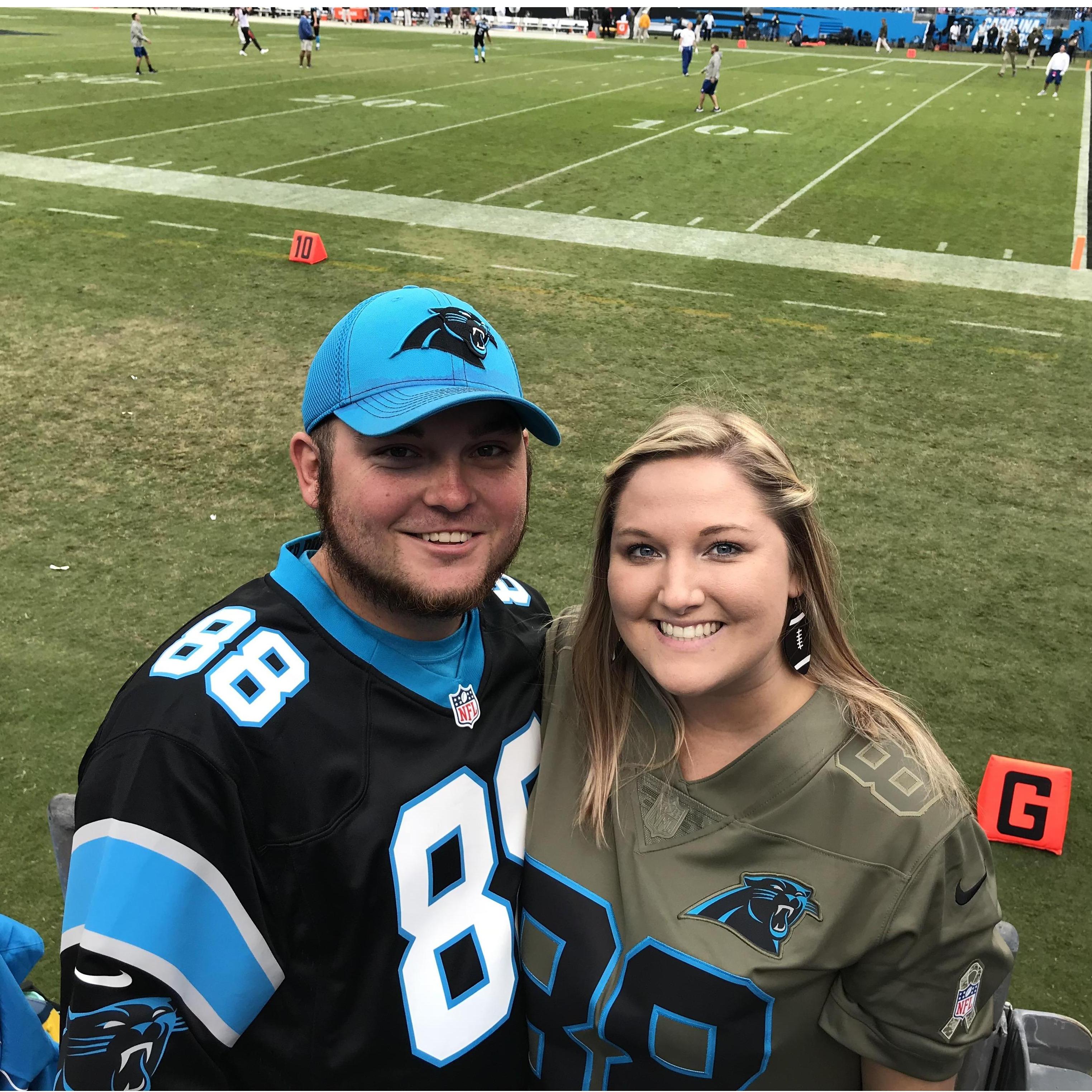 One of many Panther's games we've been to