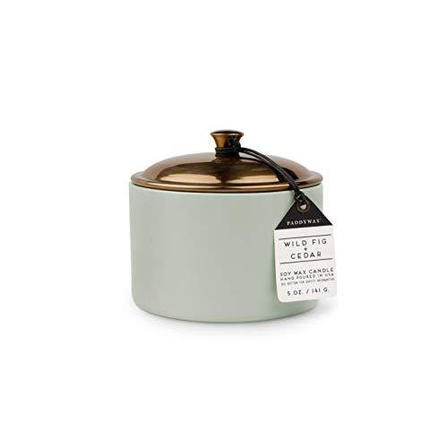 Paddywax Hygge Collection Scented Candle, 5-Ounce, Wild Fig + Cedar