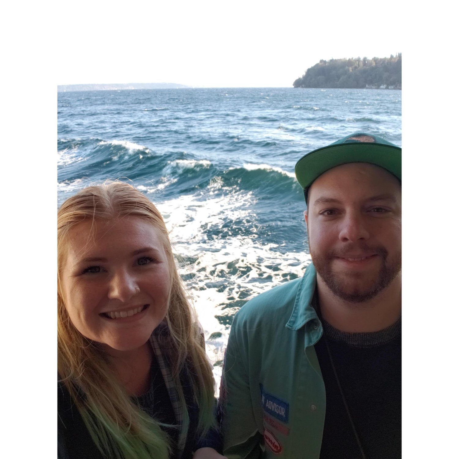 In 2018, Matt moved to Seattle, which was convenient for Stacie to spend some time with Matt while she was home visiting family.