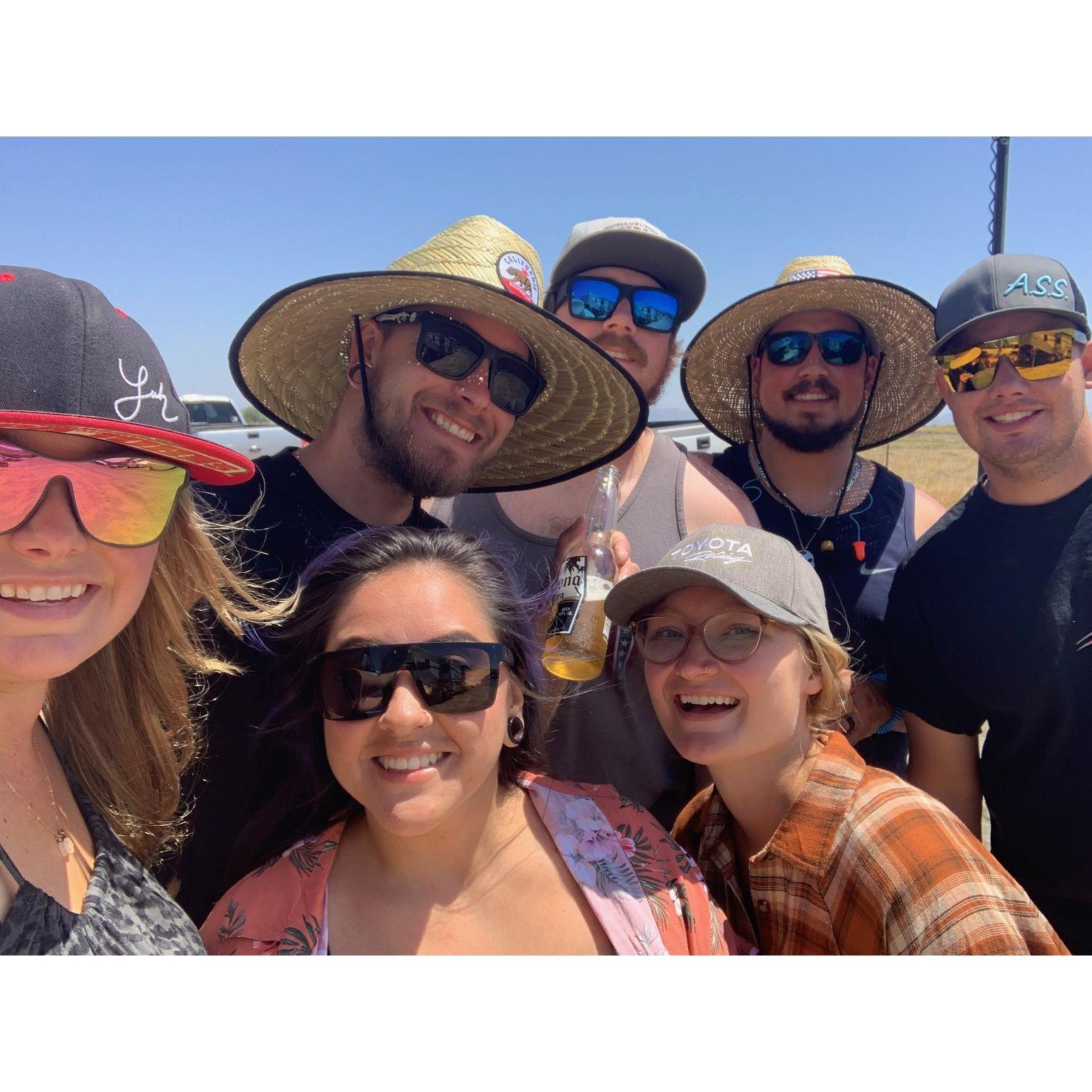 Racing continues to play a big part in their story to this day. They travel all over and take a yearly trip in July to Sonoma Raceway for the drag races. Racing is a family affair and they have met many great friends along the way.