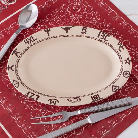 West Creation Branded Oval Serving Platter