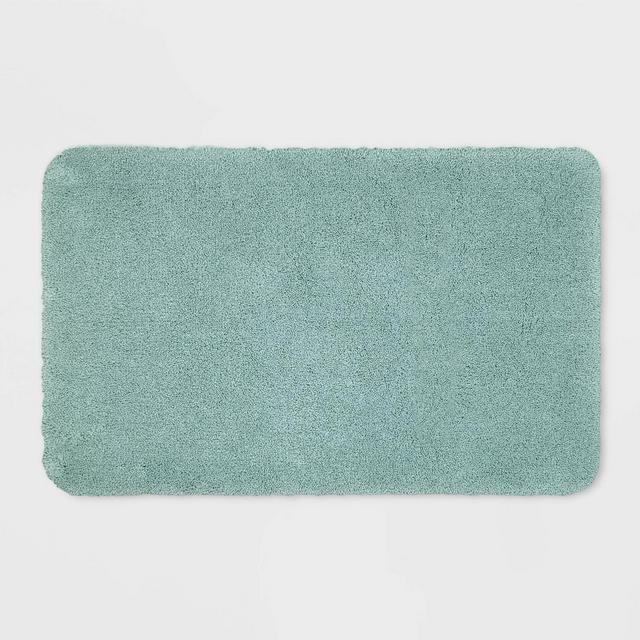 37"x23" Performance Nylon Bath Rug Aqua - Threshold™