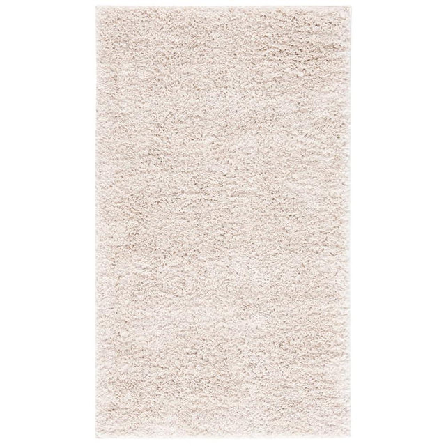 SAFAVIEH August Shag Collection Accent Rug - 2' x 3', Beige, Solid Design, Non-Shedding & Easy Care, 1.2-inch Thick Ideal for High Traffic Areas in Entryway, Living Room, Bedroom (AUG900D)