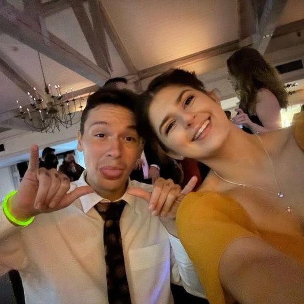 Celebrating my matron of Honor (Emma)'s wedding!