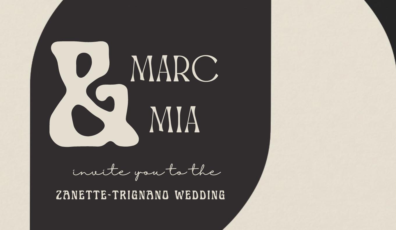 The Wedding Website of Mia Zanette and Marc Trignano